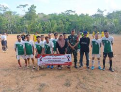 Pembukaan Turnamen Sepak Bola Antar RT Di Desa Cipeundeuy