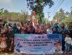 PMT Cegah Stunting Di Kampung Gintung Desa Cipeundeuy