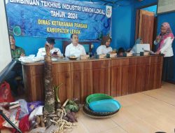 Bimbingan Teknis Industri UMKM Lokal Dinas Ketahanan Pangan Kabupaten Lebak