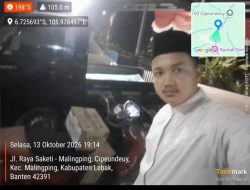 Sekretaris Desa Cipeundeuy Menghadiri Kegiatan Tahlilan di Kampung Cikadu RT/RW 010/003